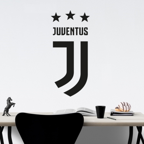 Znak fotbal Juventus Turín - vinylová samolepka na zeď