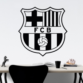 Znak fotbal FC Barcelona - vinylová samolepka na zeď