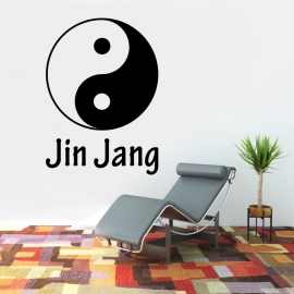 Jin a Jang - vinylová samolepka na zeď