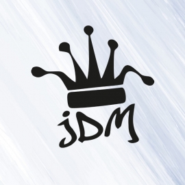 JDM King - vinylová samolepka na auto