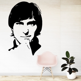 Steve Jobs silueta - vinylová samolepka na zeď