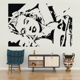 Marilyn Monroe - vinylová samolepka na zeď