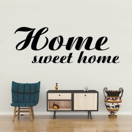 Home sweet home - vinylová samolepka na zeď