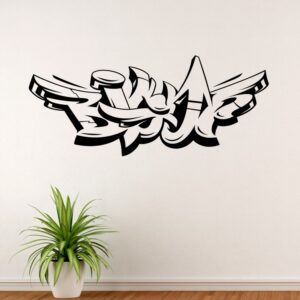 Graffiti Big Up - vinylová samolepka na zeď