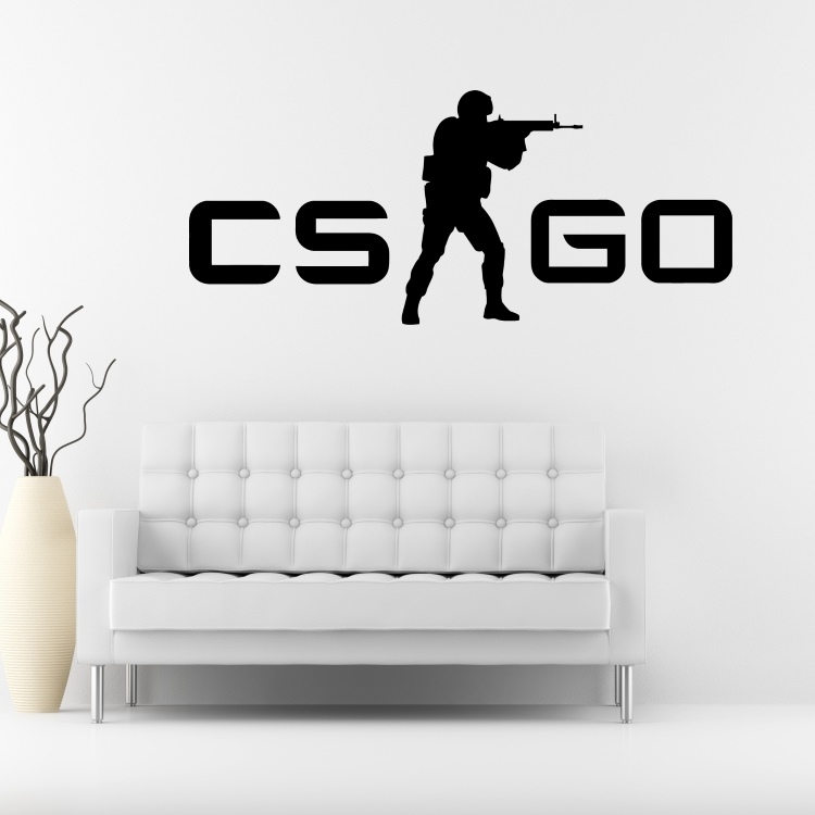 Counter-Strike Global Offensive CSGO - vinylová samolepka na zeď