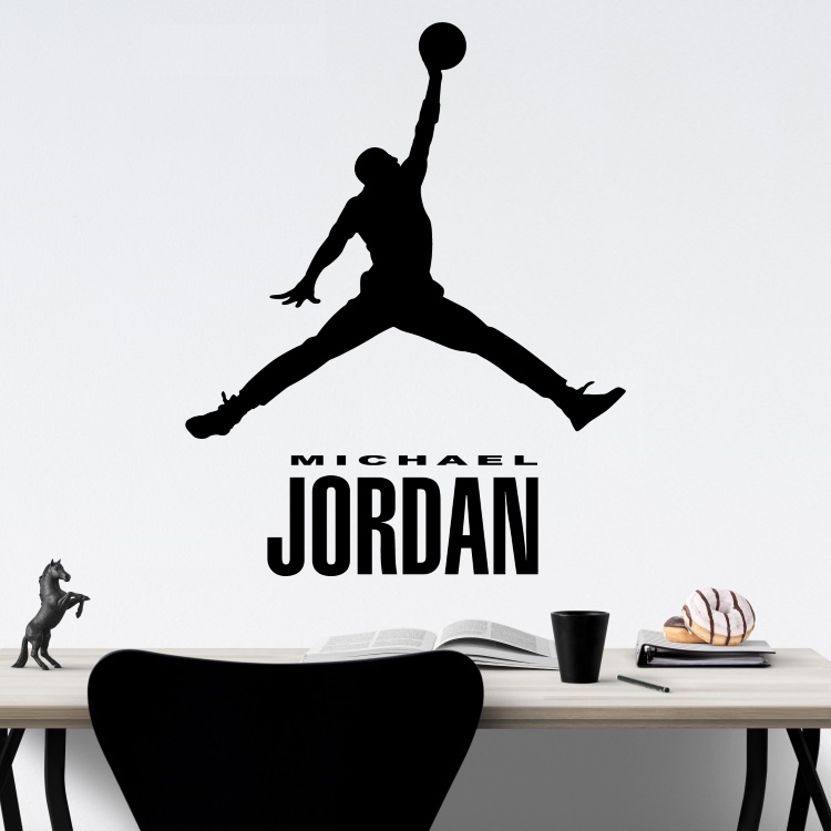 Michael Jordan - vinylová samolepka na zeď